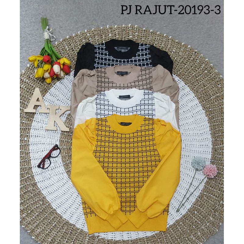 ZARA Atasan Rajut Kotak