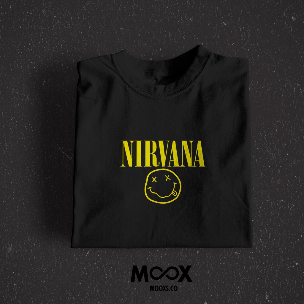T-Shirt Nirvana "Smiley" Black