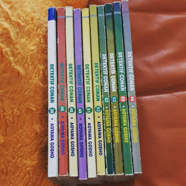 Komik detective conan second bekas  vol 1-78