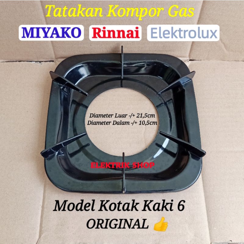 TATAKAN KOMPOR GAS MIYAKO MODEL KOTAK KAKI 6 ORIGINAL