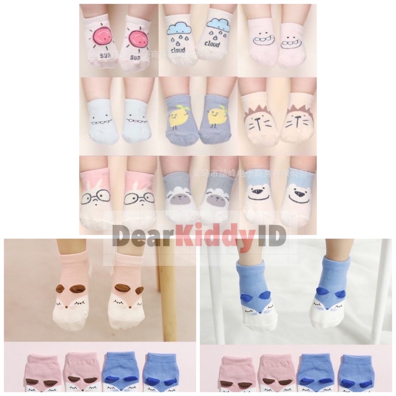 DK 12 Kaos Kaki Bayi / Baby Socks Cute Animal