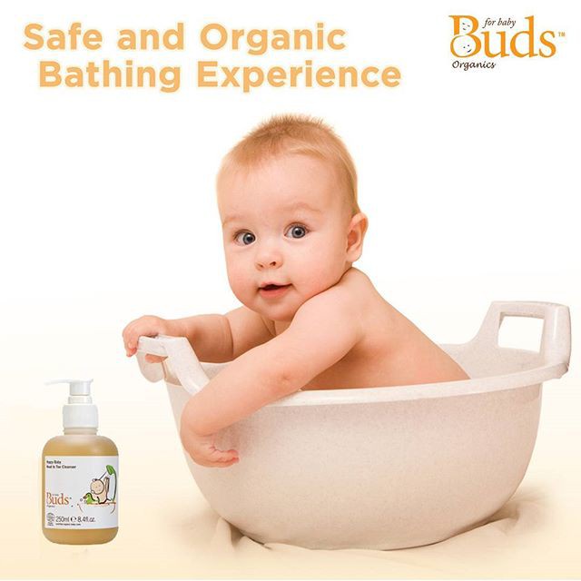 Buds Organics Happy Baby Head To Toe Cleanser - Sabun Sampo Mandi Perawatan Kulit Bayi dan Anak