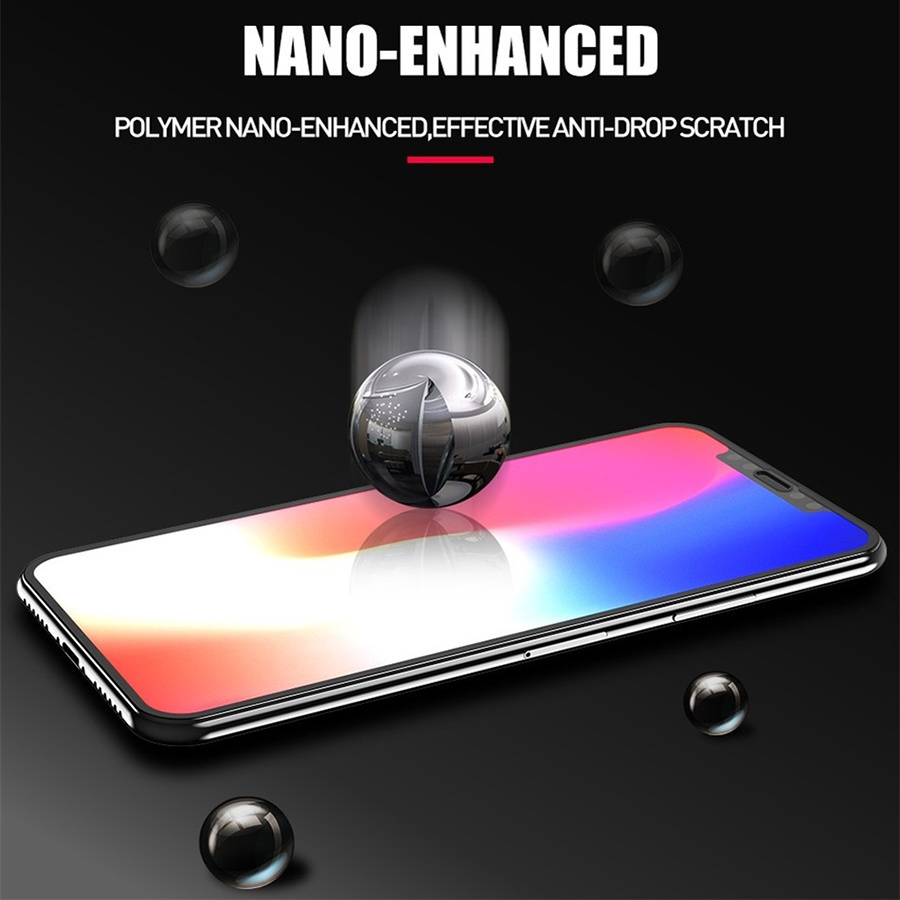 Pelindung Layar Tempered Glass 3d Anti Glare / Gores Untuk Compatible For iPhone Xr