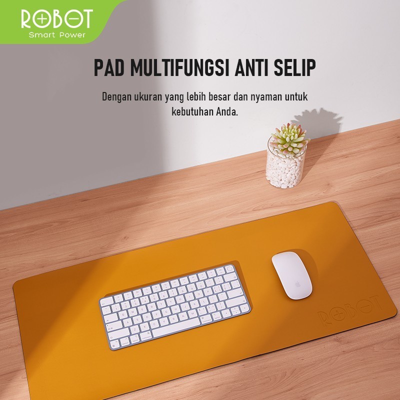 NA - Mousepad Kulit Anti Selip PU Premium 30x70cm Alas Kerja RP06