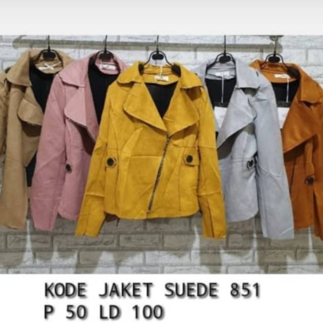 Jaket suede import premium tebal