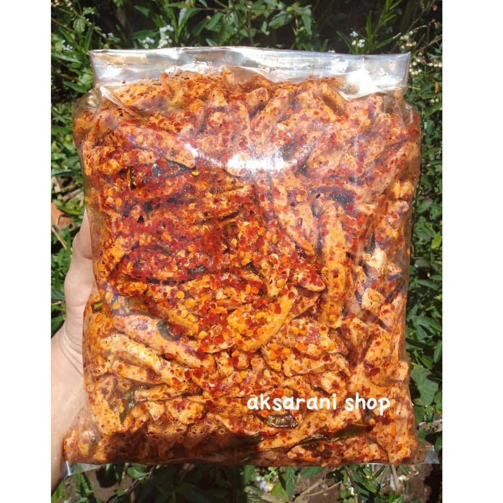 

Original BASRENG DAUN JERUK PEDAS ISI 1 KG / BASO GORENG / BASRENG PEDAS / BASRENG KERING CABE ASLI