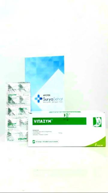 Vitazym/Vitazym Plus 1 strip isi 10 tablet