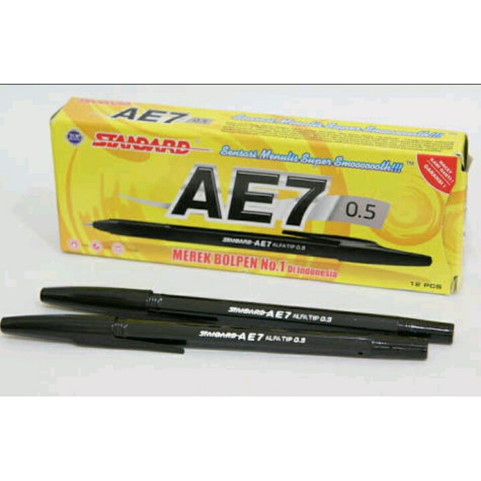 

Ballpoint STANDARD AE7 0.5 Pulpen Bolpen