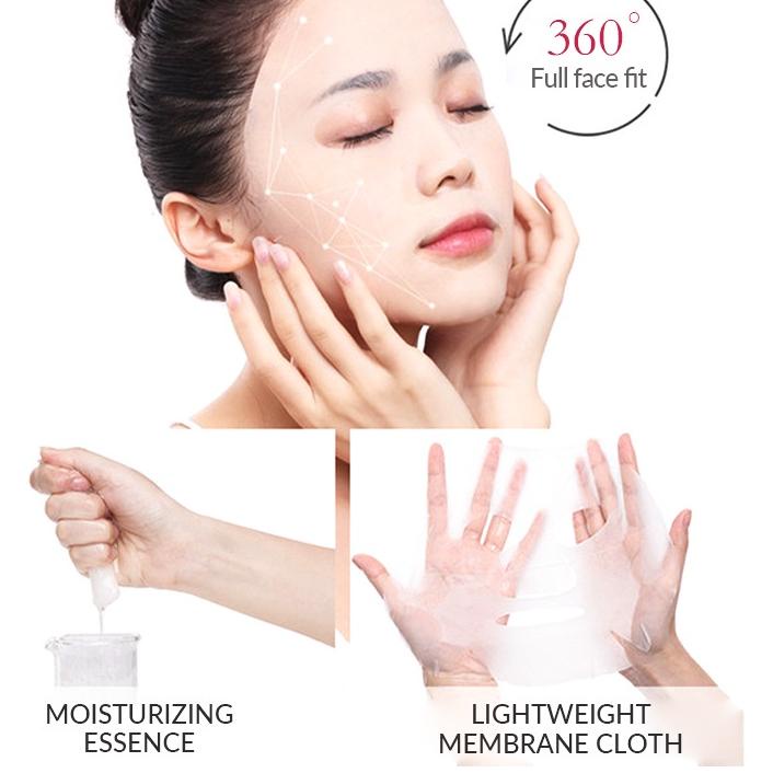 GROSIR  BIOAQUA sheet mask mix 12 pcs 20 pcs / Face Mask / Masker Wajah BPOM 