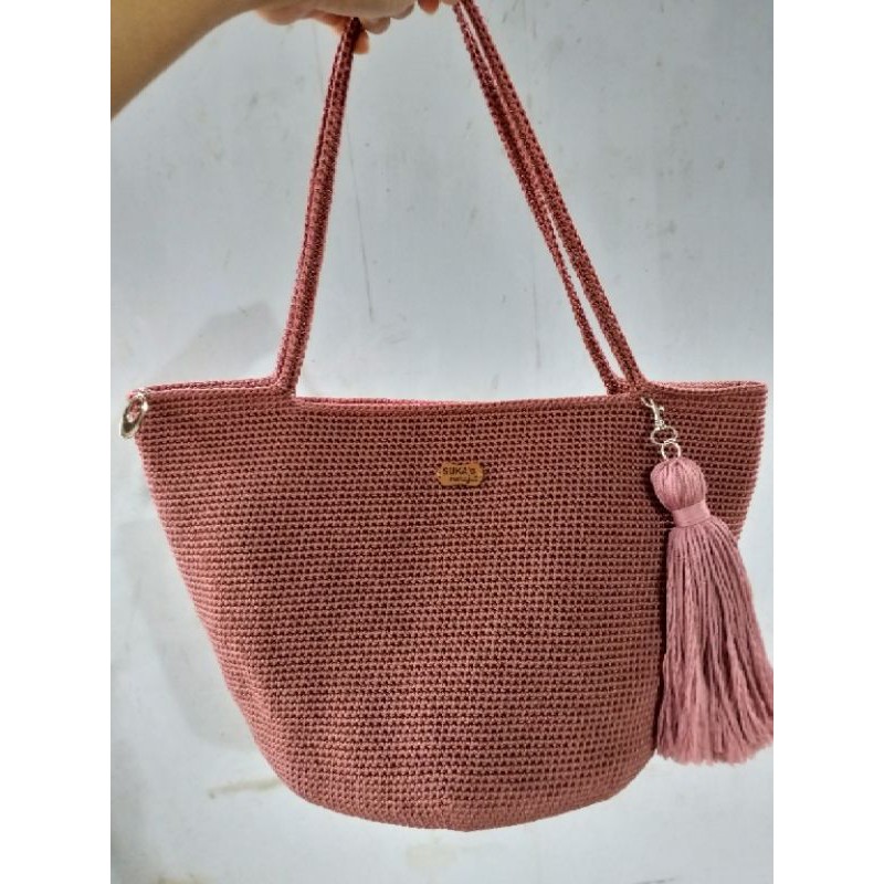 Tas Rajut Alas Bundar