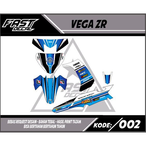 Decal Vega Zr 002 Shopee Indonesia