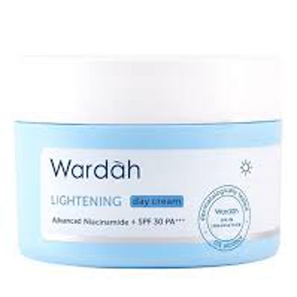 Wardah Lightening Day Cream Advanced Niacinamide - Pelembab Kulit Kering_Cerianti