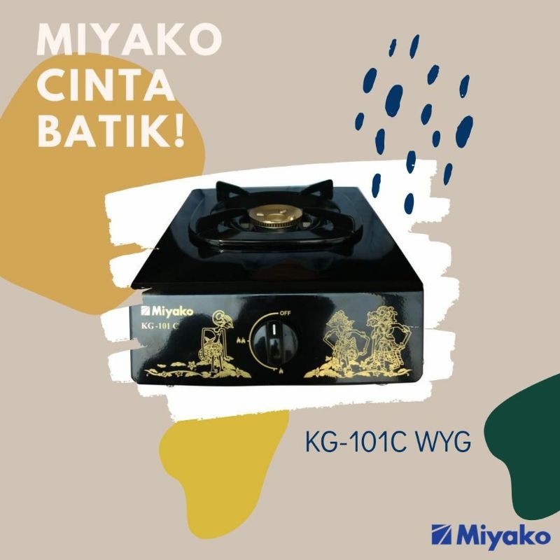Jual Kompor Gas Miyako Kg 101c Wyg Shopee Indonesia 4211