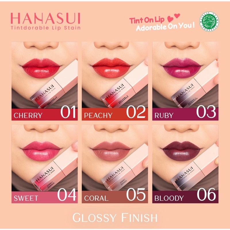 Hanasui Mattedorable Lip Cream | Matte Dorable LipCream Lipstick Cair Mate Hanasui | BOBA EDITION n