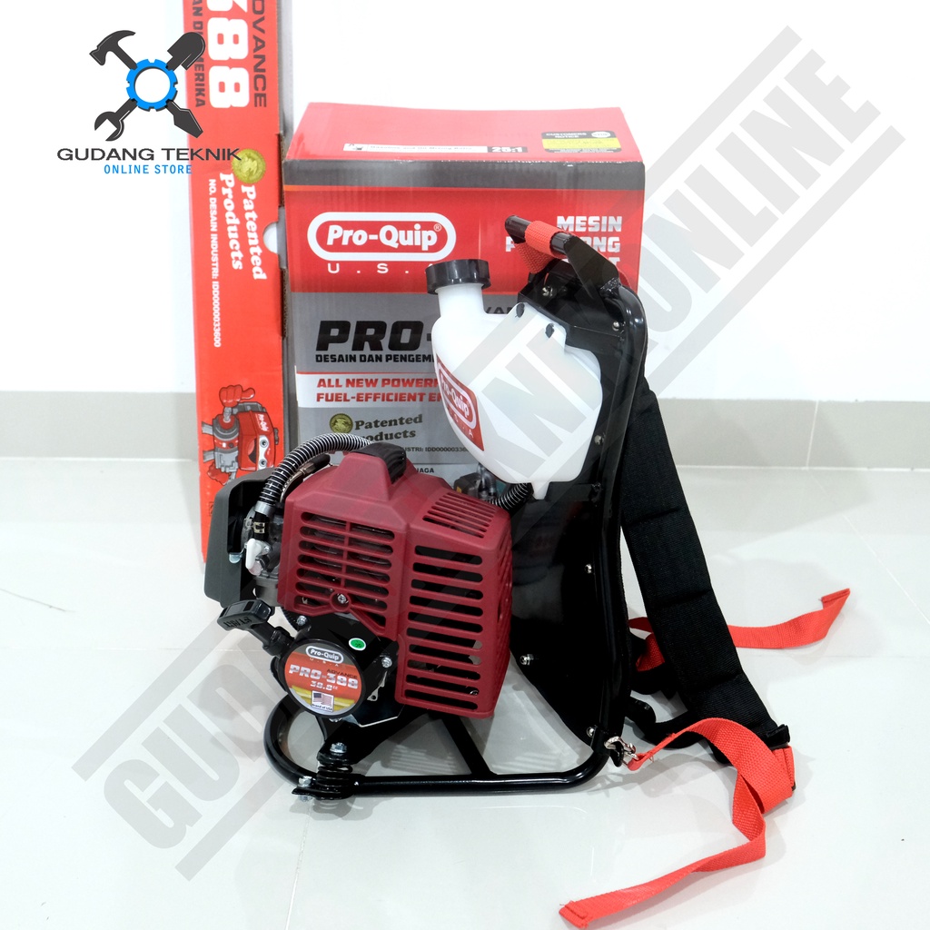 Mesin Potong Rumput PROQUIP PRO 388 2Tak / Brush Cutter Grass Gendong PRO QUIP PRO 388 2 Tak