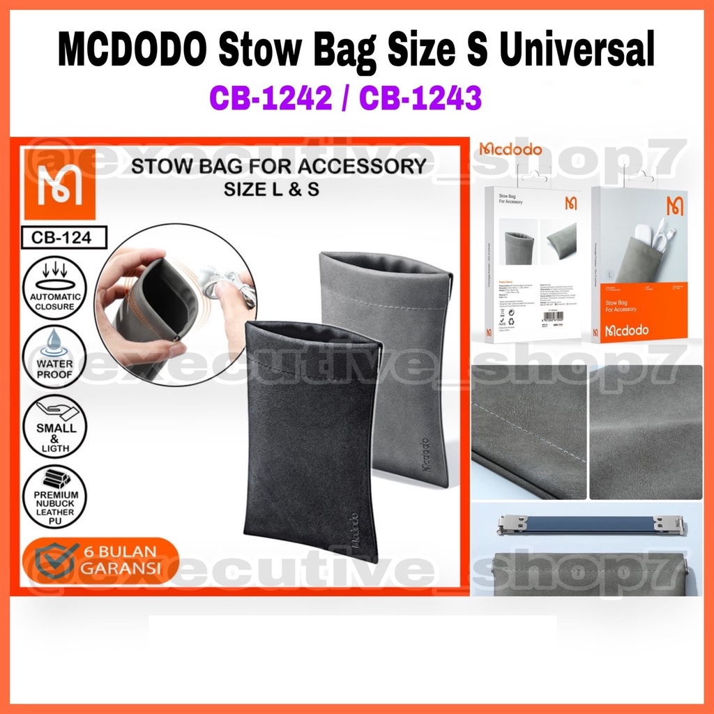 MCDODO Stow Bag Size S Universal - CB-1242 / CB-1243