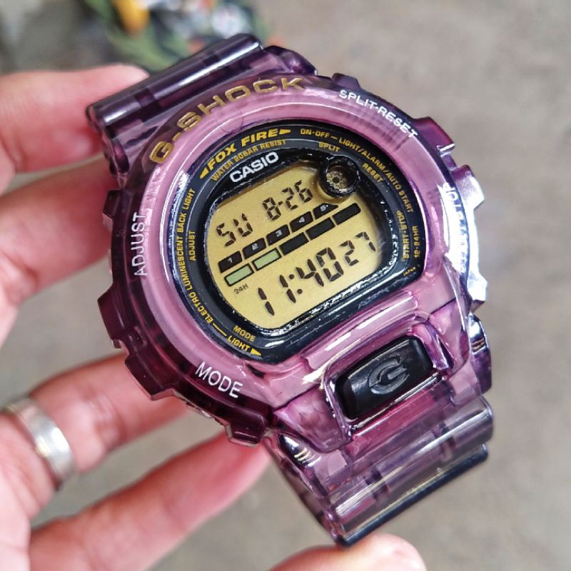Vintage Casio G-Shock DW-002 Fox Fire Custom DW-6900 Original