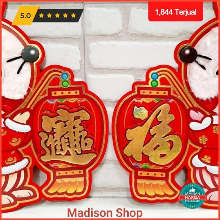 

Super Sale Hiasan Imlek/Angpao Imlek Gambar Babi Tiduran Large Dekorasi Imlek - Size S Termurah