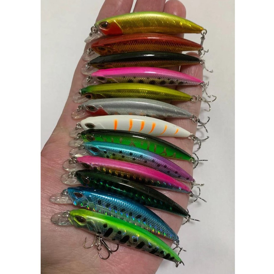 Shengyao 1Pcs Sinking Minnow Umpan Pancing 6cm 5g Fishing Bait Swimbait Fishing Lure Ikan Bass Bentuk Kecil