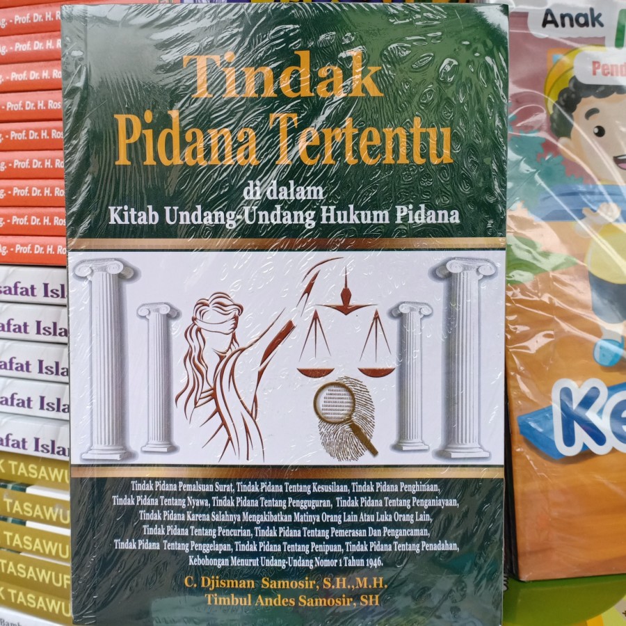 TINDAK PIDANA TERTENTU DALAM KUHP - C DJISMAN SAMOSIR SH MH