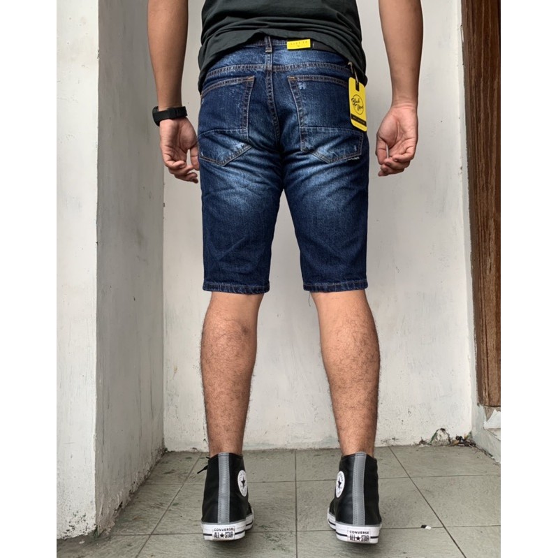 CELANA PENDEK JEANS SOBEK BLACK VIPER CELANA IMPORT SOBEK PRIA TERBARU TERMURAH KOREAN STYLE COD