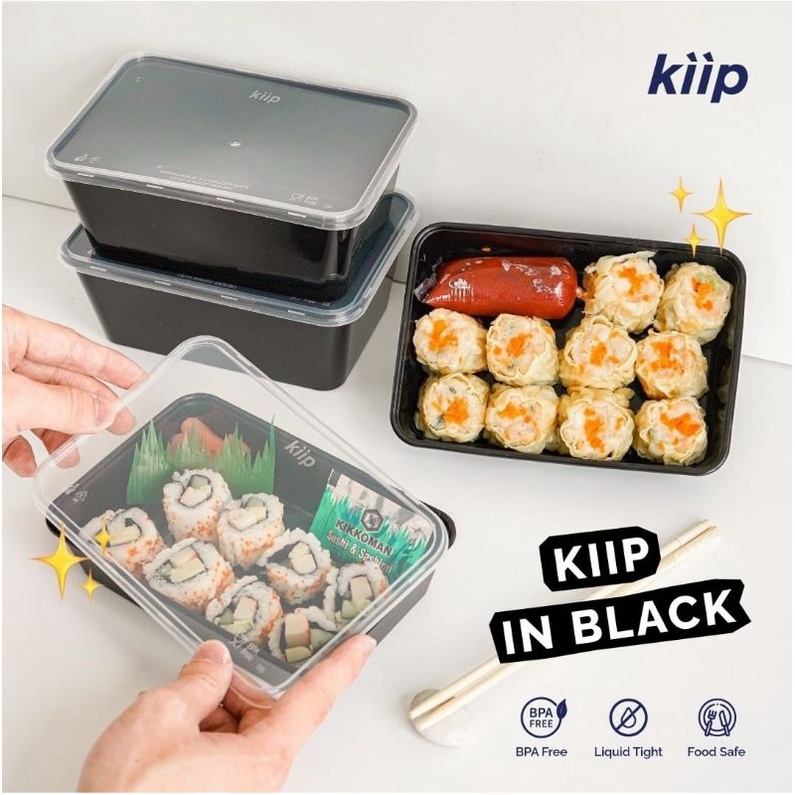 thinwall kiip 1000ml hitam isi 25bj