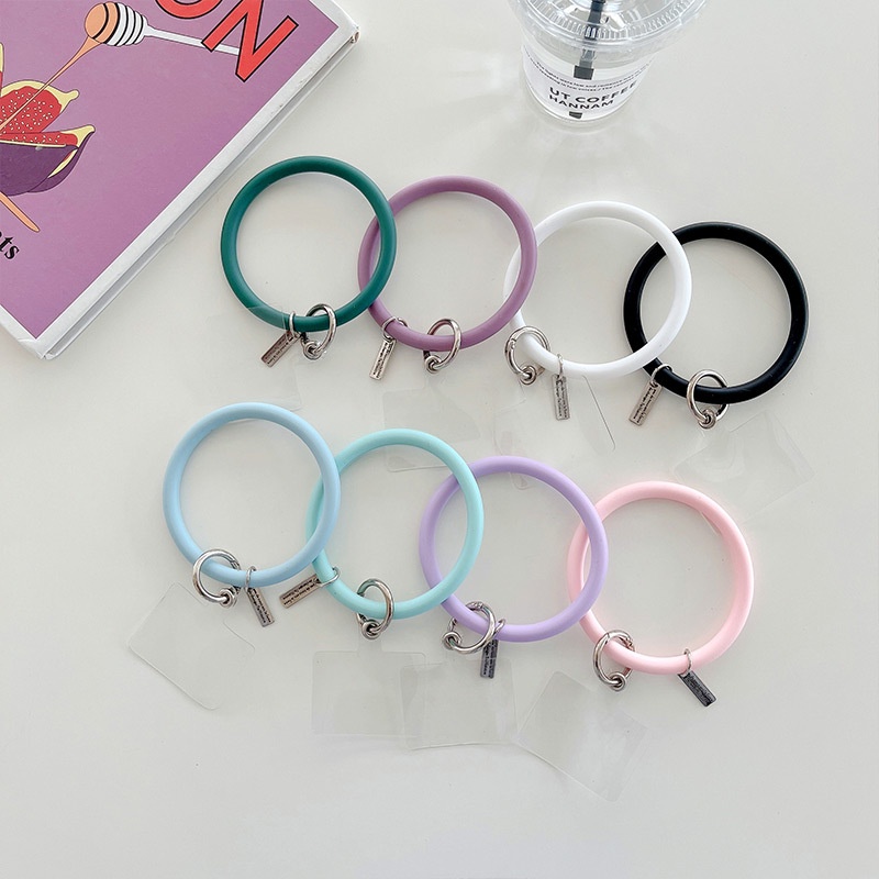 Tali Lanyard Bahan Silikon Anti Hilang Untuk Handphone