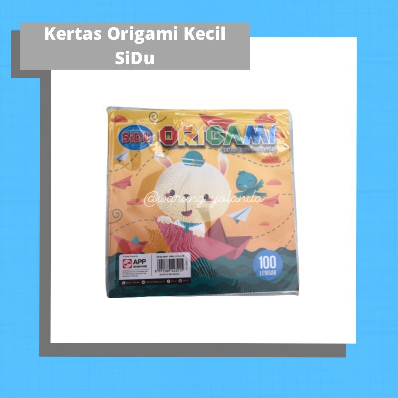 

Kertas Origami 14 x 14 cm SiDu 100 lembar