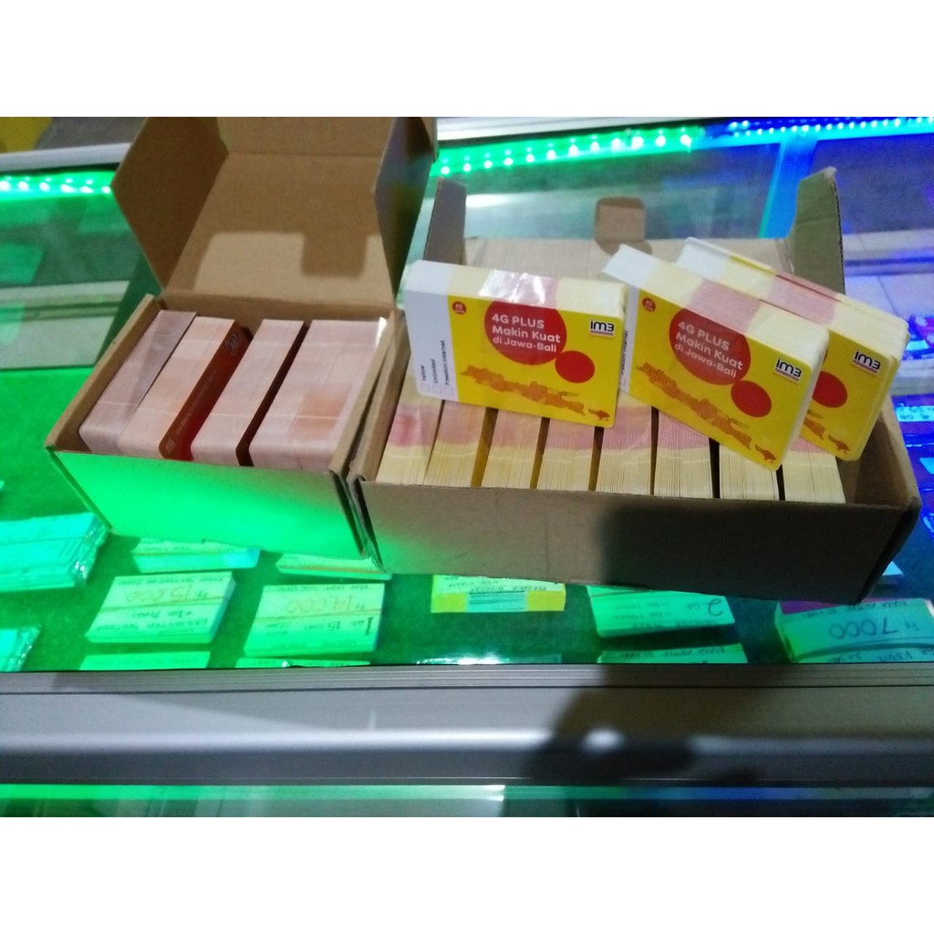 VOUCHER KOSONG INDOSAT BAHAN TEMBAK VOUCHER ZERO INDOSAT