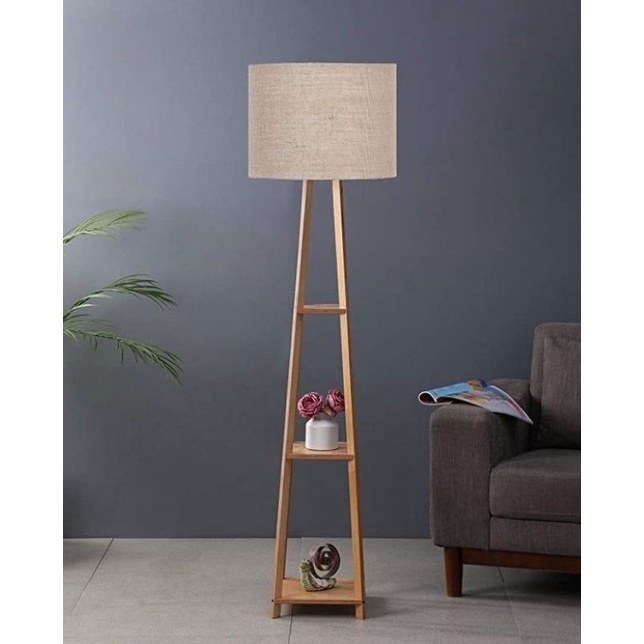 standing lamp kayu lampu pajangan lampu lantai berdiri
