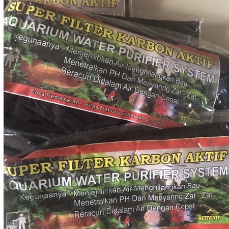 SUPER FILTER KARBON AKTIF AQUARIUM AQUASCAPE PENETRAL PH AIR AKUARIUM