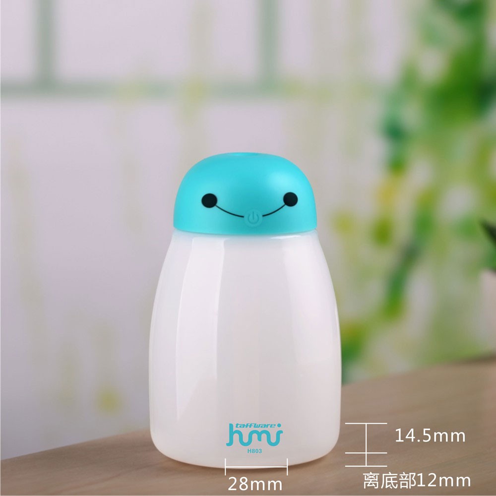 Alat pelembab Udara 400ml Baymax Mini LED RGB  | Pengharum Ruangan