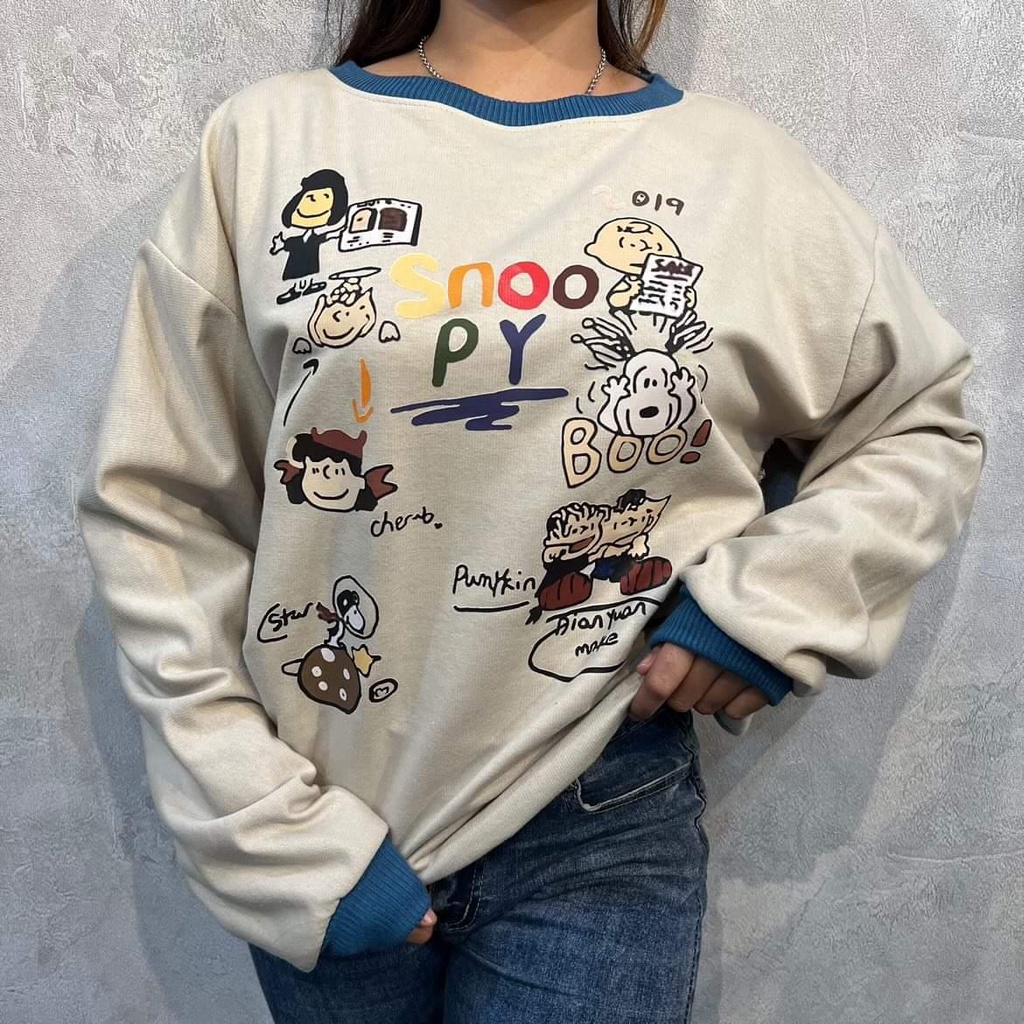 NEW SNOOPY 2019 CREWNECK MAT FLEECE (V1)