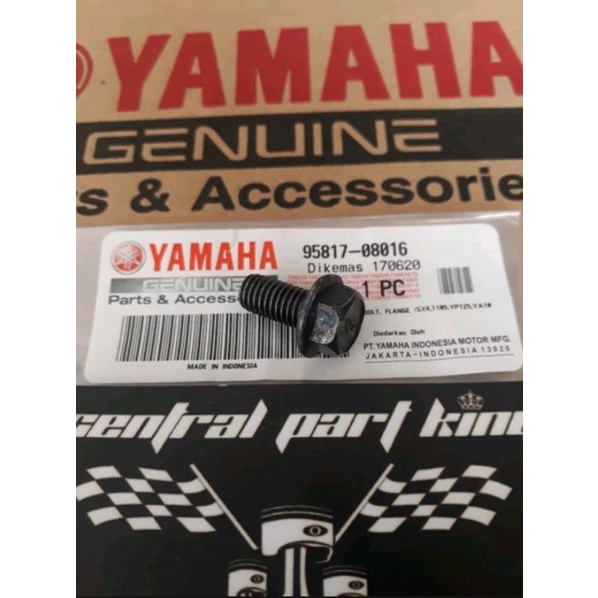 BAUT BRAKET BREKET KLAKSON RX KING 1983-2001/BOLT BRACKET HEAD RXZ ORIGINAL YAMAHA 95817-08016