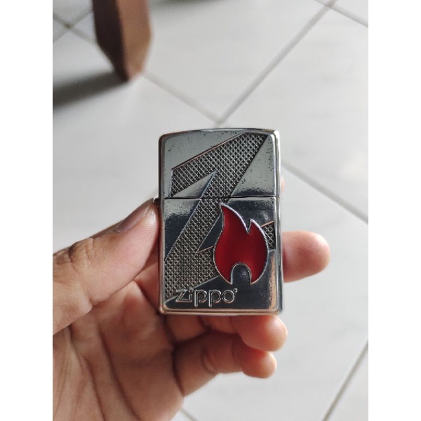 zippo bekas zippo lawas z flame original