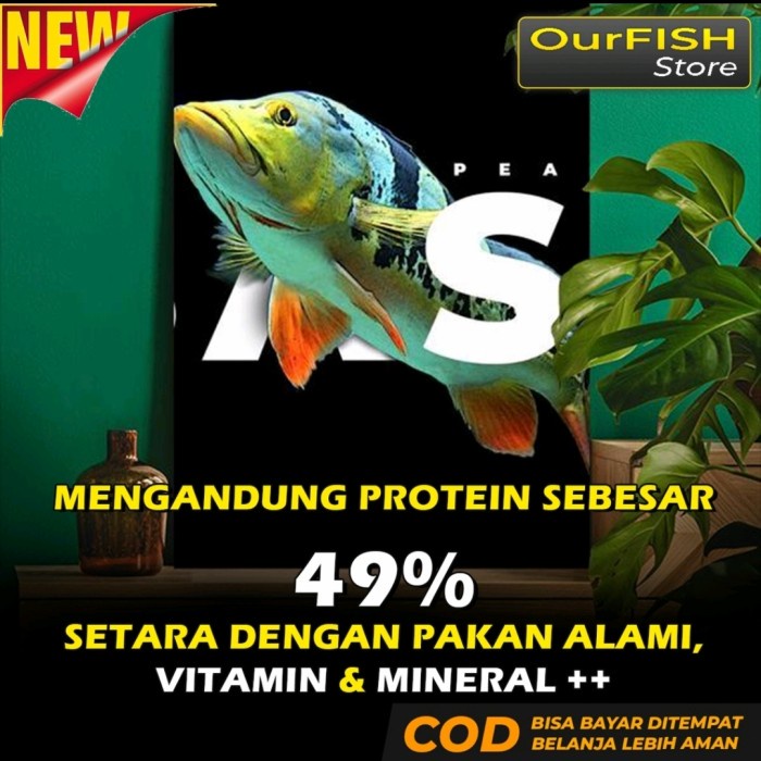 Phoenix Bass - Pelet Premium Ikan Pbass Peacock Bass 60 Gram