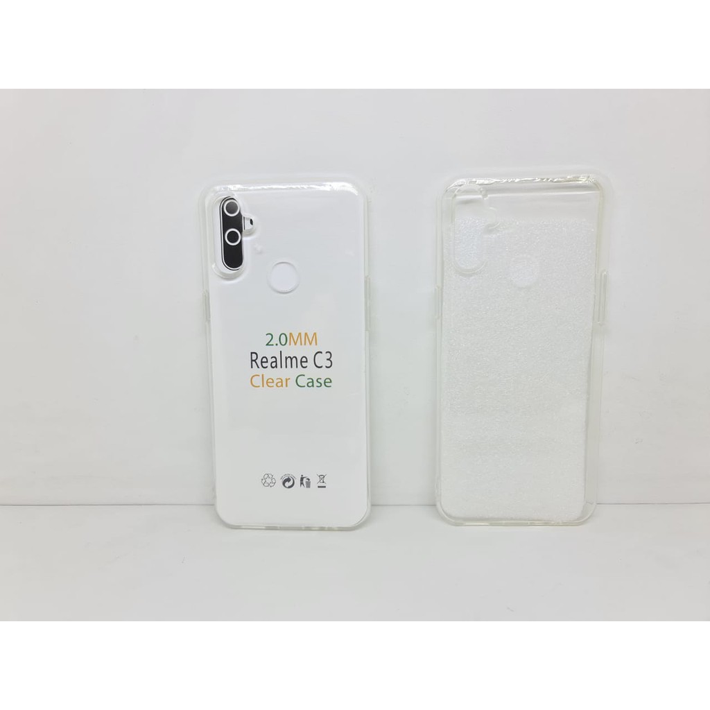 Soft Case OEM Transparan Realme C3 6.5 Inchi Clear Ultra Thin TEBAL 2.0mm SUPER CLEAR