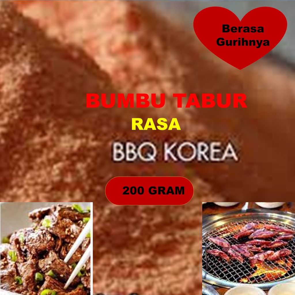 

Bubuk Tabur Korea BBQ | Bubuk Tabur Aneka Rasa Untuk Kripik Pisang | Jual Bubuk Tabur Korean Barbeque Powder Murah Enak Aman Terbaik