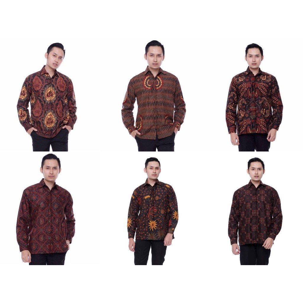KEMEJA BATIK PRIA SOGAN EKSKLUSIF/ BATIK SOGAN PRIA - KR