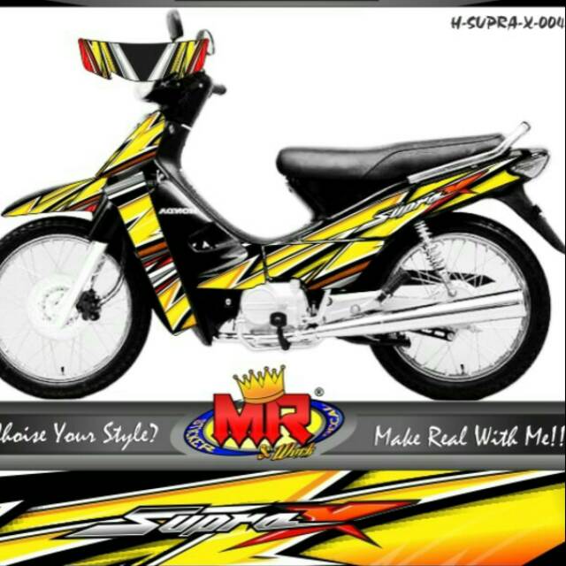 modifikasi Modifikasi Motor  Supra  X  Lama  Simple