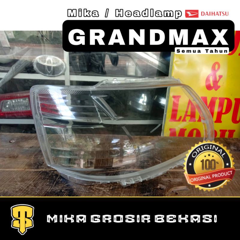MIKA KACA LAMPU DEPAN HEADLAMP ORI DAIHATSU GRAND MAX GRAN MAX MINIBUS/ PICK UP