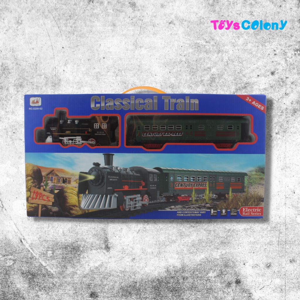 KERETA KLASIK (KERETA EXPRESS KERETA API TRACK SET) / KERETA MAINAN ANAK