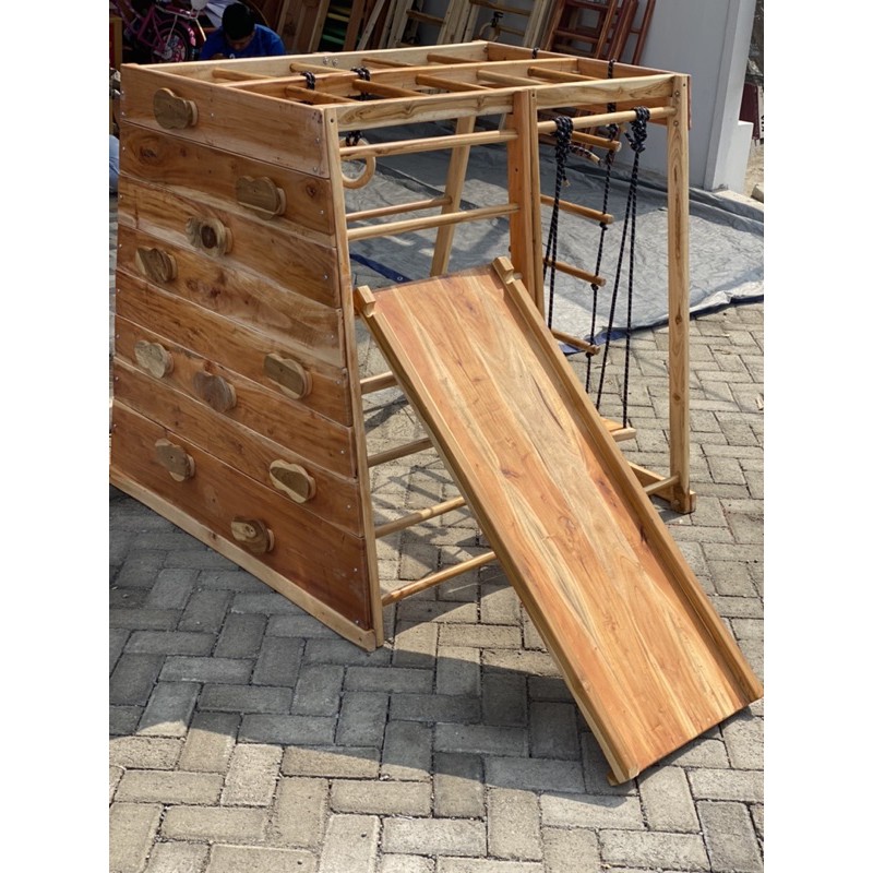 Brakiasi jati Mahoni with wall climbing (berat asli 90kg)