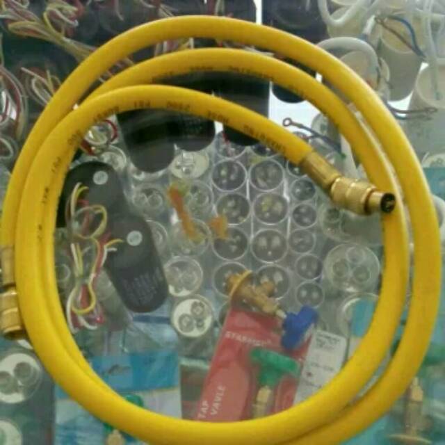 1 SELANG Analizer MANIFOLD R22 / Selang Manipol R 22 R 134 A PANJANG 90 cm