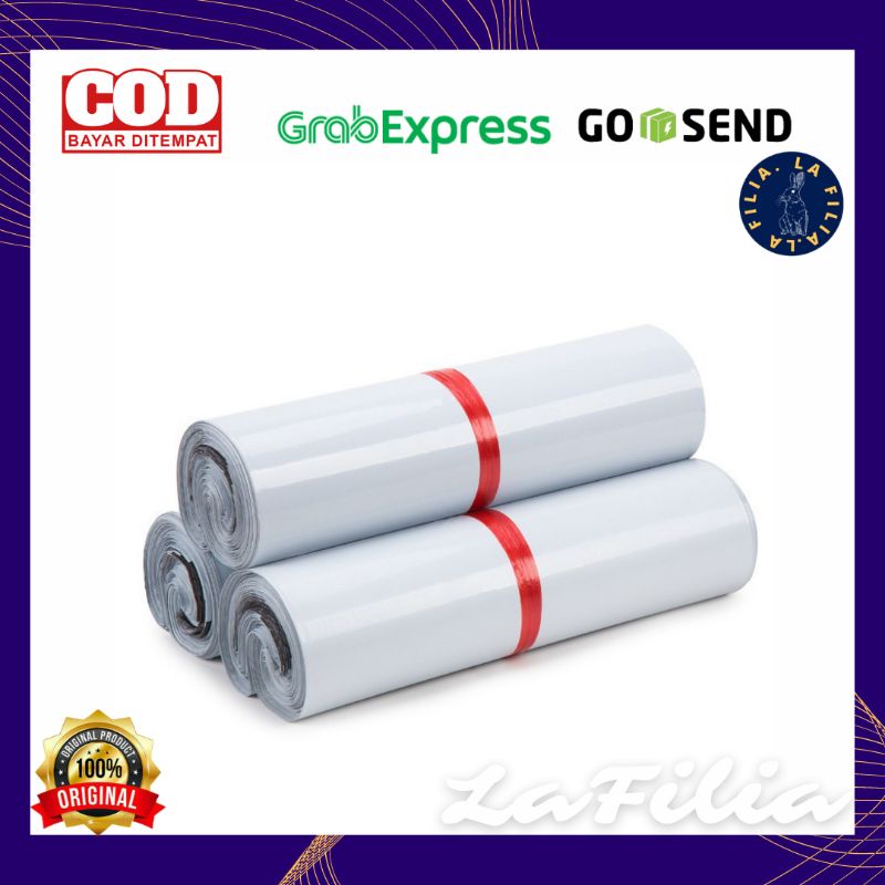 

❤️LaFilia❤️ POLYMAILER PREMIUM POLYBAG KANTONG AMPLOP PLASTIK PEREKAT - AMPLOP PACKING PUTIH