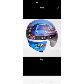 Helm anak Sincan SNI lucu