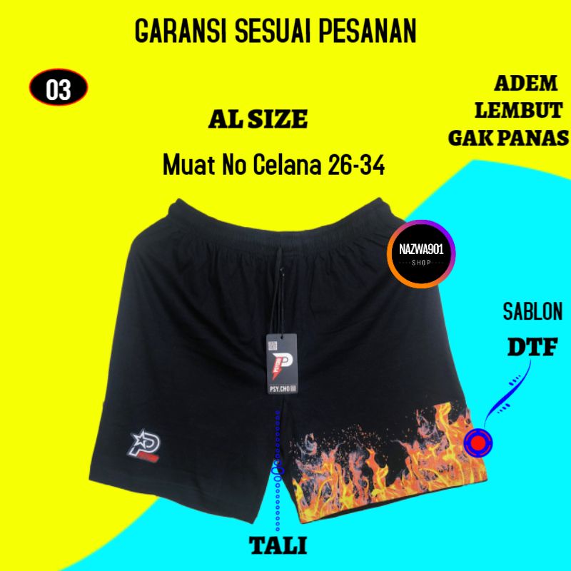 Celana Dalam Boxer Cowo Bokser Pria Kolor Cowok Cewek Boxser Distro Dewasa Surfing Santai Sablon DTF