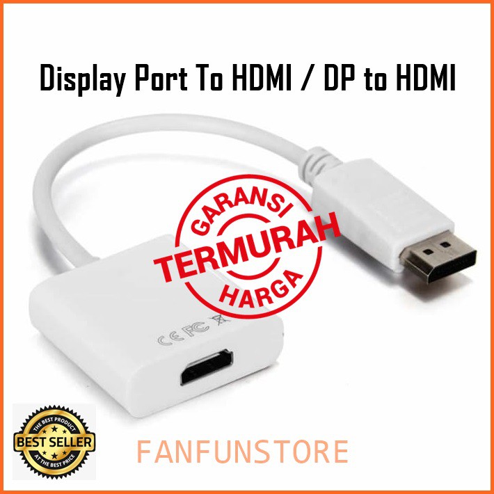 Display Port To HDMI / DP to HDMI / DISPLAY PORT / KABEL HDMI / HDMI