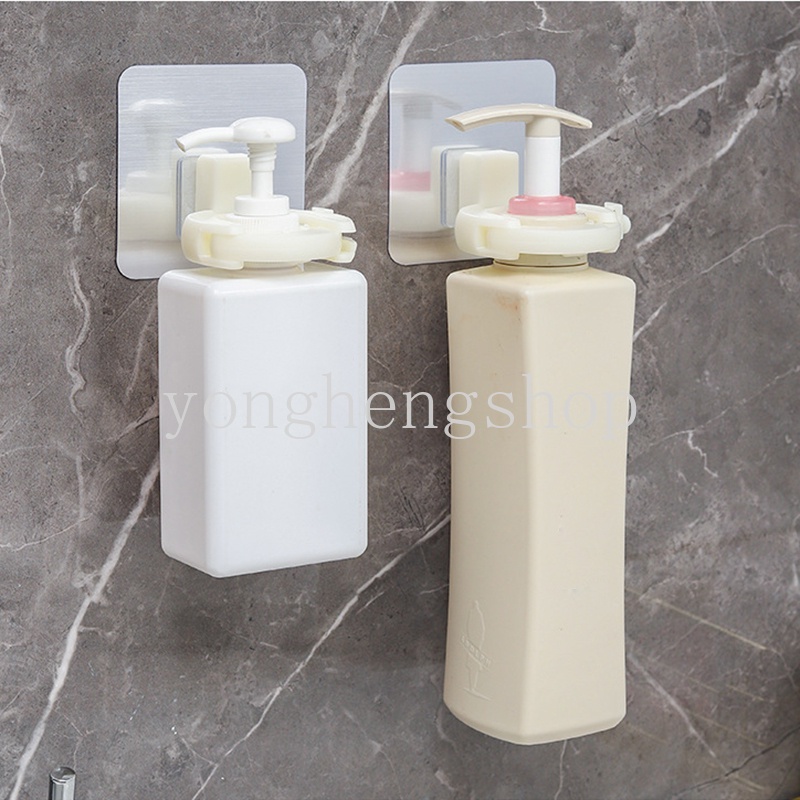 Rak Holder Botol Sampo / Sabun / Hand Sanitizer Model Gantung Dinding Adjustable