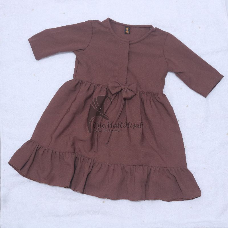 Gamis anak 0-12Bulan dengan Bahan Wolfis